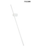 Lampa ścienna OMBRE 100 biała