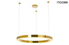 Lampa wisząca RING LUXURY 90 złota - LED, chromowane złoto