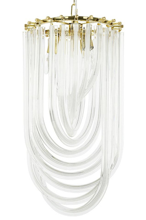 MOOSEE lampa wisząca MURANO L złota