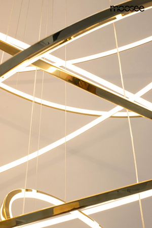 Lampa wisząca RING SLIM XL złota