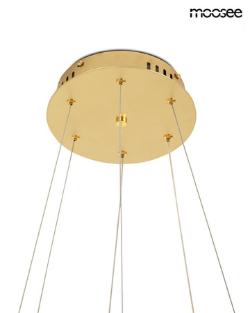 MOOSEE lampa wisząca WAVES 2 złota