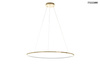 Lampa wisząca RING SLIM 80 złota