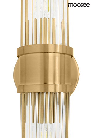 Lampa ścienna PILAR TWIN złota