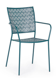 BIZZOTTO krzesło ogrodowe LIZETTE         niebieskie