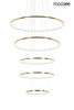Lampa wisząca RING SLIM L złota