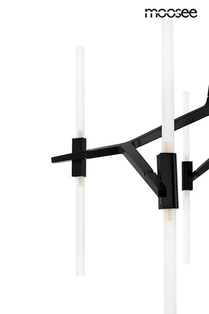 Lampa wisząca CANDELABR 10 czarna