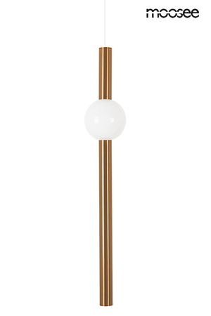 Lampa wisząca LIBRA 60 ON mosiądz