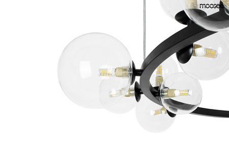 Lampa wisząca ALURE 120 czarna