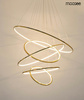 Lampa wisząca RING SLIM L złota