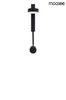 Lampa ścienna CLARID BLACK czarna