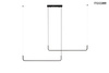 Lampa wisząca SHAPE DUO 120 czarna