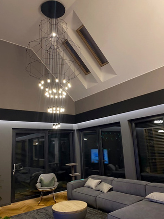 MOOSEE lampa wisząca FLUSSO 43 GRANDE     czarna