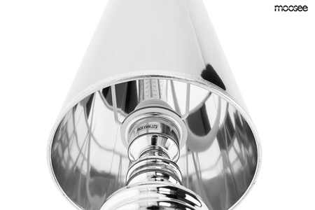 Lampa ścienna QUEEN 15 srebrna