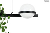 Lampa wisząca PLANT czarna