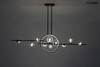 Lampa wisząca ALURE LINE TWIN 120 czarna