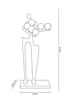 Lampa podłogowa HUMAN DREAMER czarna