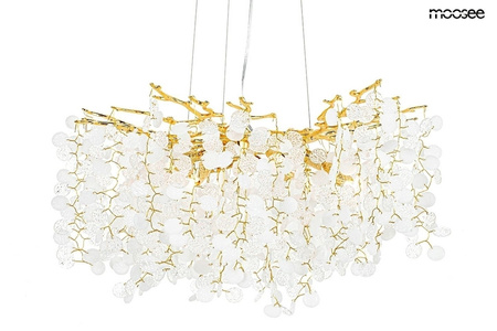 Lampa wisząca RIVIERA 80 złota