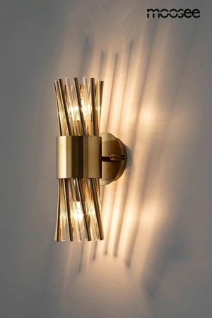 Lampa ścienna LORENZO złota