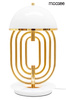 Lampa stołowa BOTTEGA złota / biała