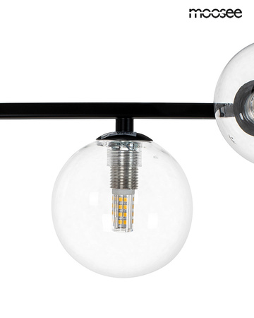 Lampa wisząca ALURE LINE TWIN 90 czarna