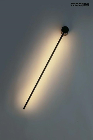 Lampa ścienna OMBRE 80 czarna