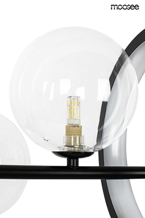 Lampa wisząca ALURE LINE 120 czarna