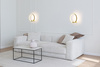 Lampa ścienna CIRCLE WALL złota