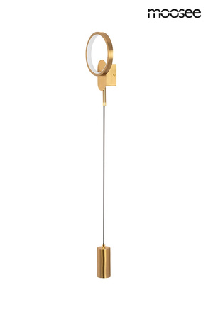 Lampa ścienna COMO złota