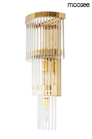 Lampa ścienna ESTRO złota