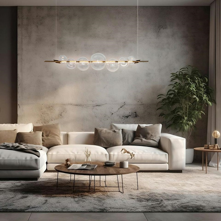 Lampa wisząca ECHO 140 złota