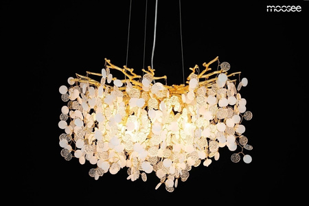 Lampa wisząca RIVIERA 60 złota