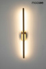 Lampa ścienna TOBIA złota