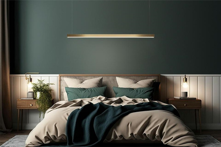 Lampa wisząca LINUS 120 złota