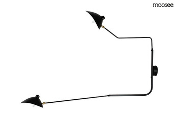 MOOSEE lampa ścienna RAVEN 2 - aluminium, stal węglowa