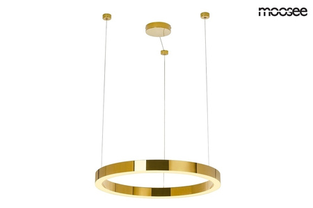 Lampa wisząca RING LUXURY 50 złota - LED, chromowane złoto