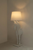 MOOSEE lampa podłogowa KOŃ HORSE STAND    S biała - włókno szklane