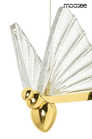 Lampa wisząca BUTTERFLY M złota