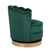 RICHMOND fotel obrotowy MILA GREEN VELVET