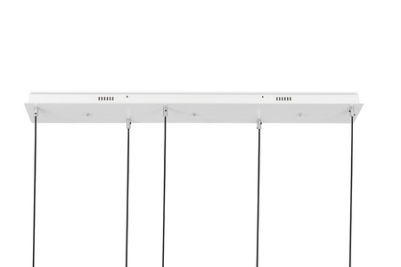 MOOSEE lampa wisząca CAPRI LINE 5 złota   - 300 LED, aluminium, szkło