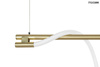 Lampa wisząca SERPIENTE 120 złota