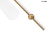Lampa ścienna SLACK złota / biała