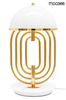 Lampa stołowa BOTTEGA złota / biała