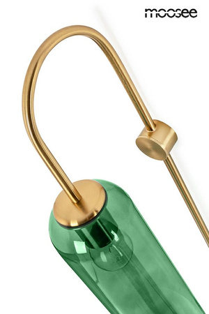 Lampa ścienna SLACK złota / zielona