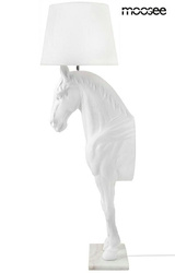 MOOSEE lampa podłogowa KOŃ HORSE STAND    M biała - włókno szklane