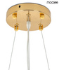 Lampa wisząca COSMO 72 złota
