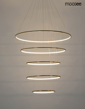 Lampa wisząca RING SLIM L złota
