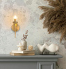 Lampa ścienna TORCH złota