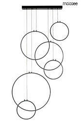 Lampa wisząca CIRCULO SIX czarna