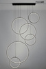 Lampa wisząca CIRCULO SIX czarna