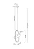 Lampa wisząca SPINNER 19 czarna